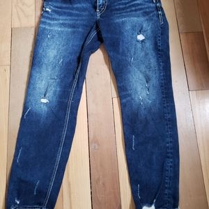 Silver boyfriend jeans